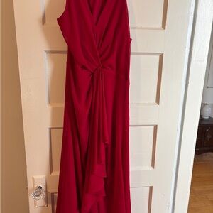 White House Black Market Red Maxi Dress